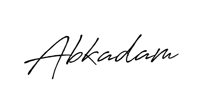 The best way (Antro_Vectra_Bolder) to make a short signature is to pick only two or three words in your name. The name Abkadam include a total of six letters. For converting this name. Abkadam signature style 7 images and pictures png