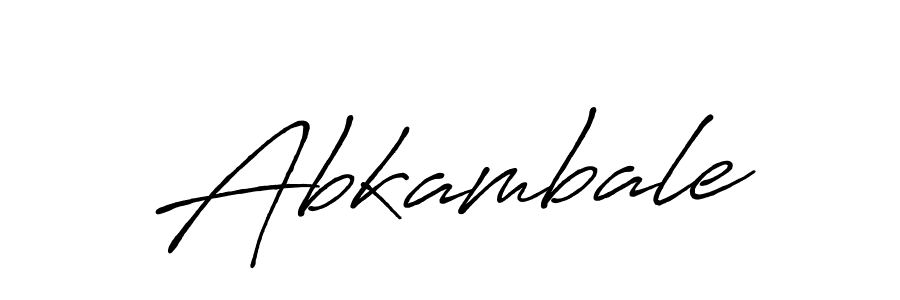 How to make Abkambale name signature. Use Antro_Vectra_Bolder style for creating short signs online. This is the latest handwritten sign. Abkambale signature style 7 images and pictures png