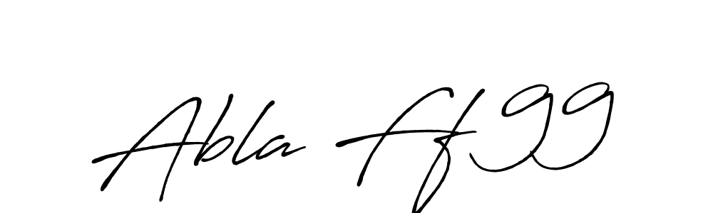 Antro_Vectra_Bolder is a professional signature style that is perfect for those who want to add a touch of class to their signature. It is also a great choice for those who want to make their signature more unique. Get Abla Ff 99 name to fancy signature for free. Abla Ff 99 signature style 7 images and pictures png