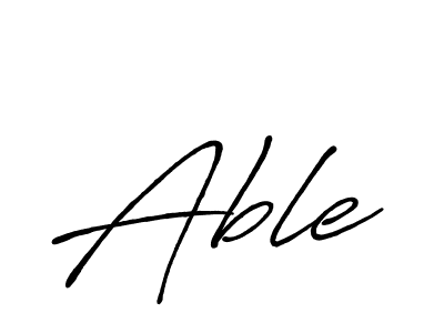 Best and Professional Signature Style for Able. Antro_Vectra_Bolder Best Signature Style Collection. Able signature style 7 images and pictures png