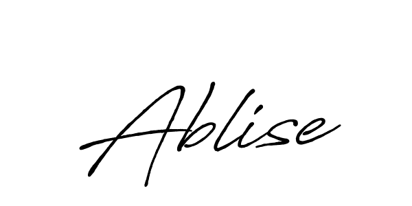 Create a beautiful signature design for name Ablise. With this signature (Antro_Vectra_Bolder) fonts, you can make a handwritten signature for free. Ablise signature style 7 images and pictures png