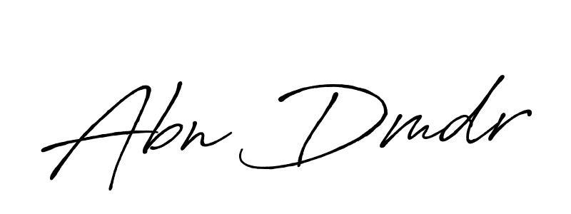 Make a beautiful signature design for name Abn Dmdr. With this signature (Antro_Vectra_Bolder) style, you can create a handwritten signature for free. Abn Dmdr signature style 7 images and pictures png