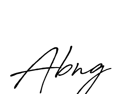 if you are searching for the best signature style for your name Abng. so please give up your signature search. here we have designed multiple signature styles  using Antro_Vectra_Bolder. Abng signature style 7 images and pictures png