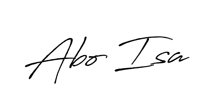 Also we have Abo Isa name is the best signature style. Create professional handwritten signature collection using Antro_Vectra_Bolder autograph style. Abo Isa signature style 7 images and pictures png