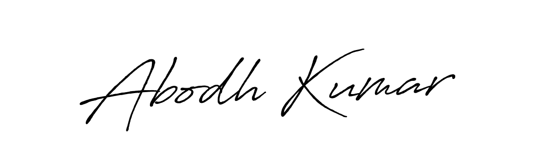 The best way (Antro_Vectra_Bolder) to make a short signature is to pick only two or three words in your name. The name Abodh Kumar include a total of six letters. For converting this name. Abodh Kumar signature style 7 images and pictures png
