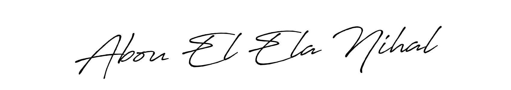 You can use this online signature creator to create a handwritten signature for the name Abou El Ela Nihal. This is the best online autograph maker. Abou El Ela Nihal signature style 7 images and pictures png