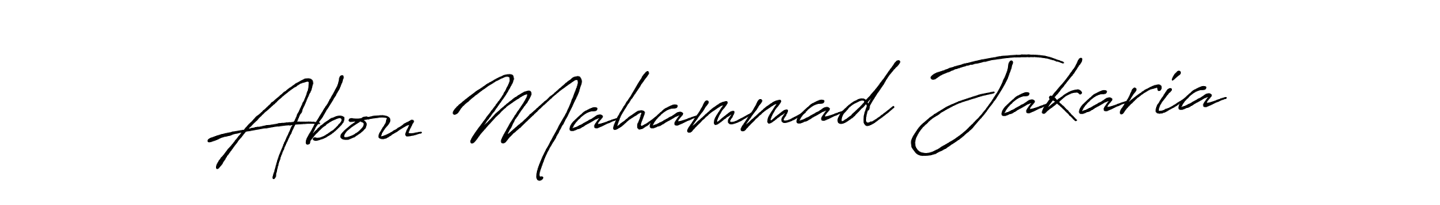 How to Draw Abou Mahammad Jakaria signature style? Antro_Vectra_Bolder is a latest design signature styles for name Abou Mahammad Jakaria. Abou Mahammad Jakaria signature style 7 images and pictures png