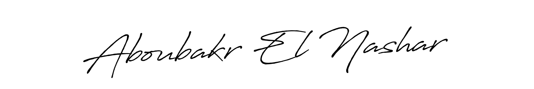 Best and Professional Signature Style for Aboubakr El Nashar. Antro_Vectra_Bolder Best Signature Style Collection. Aboubakr El Nashar signature style 7 images and pictures png