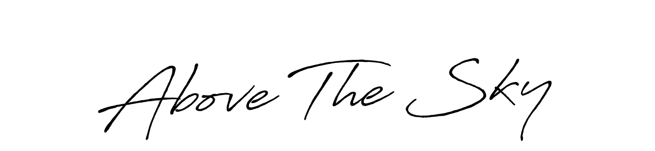 Make a beautiful signature design for name Above The Sky. Use this online signature maker to create a handwritten signature for free. Above The Sky signature style 7 images and pictures png