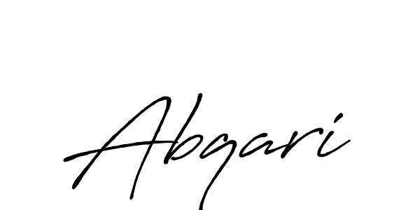 Abqari stylish signature style. Best Handwritten Sign (Antro_Vectra_Bolder) for my name. Handwritten Signature Collection Ideas for my name Abqari. Abqari signature style 7 images and pictures png