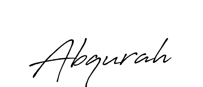 Abqurah stylish signature style. Best Handwritten Sign (Antro_Vectra_Bolder) for my name. Handwritten Signature Collection Ideas for my name Abqurah. Abqurah signature style 7 images and pictures png