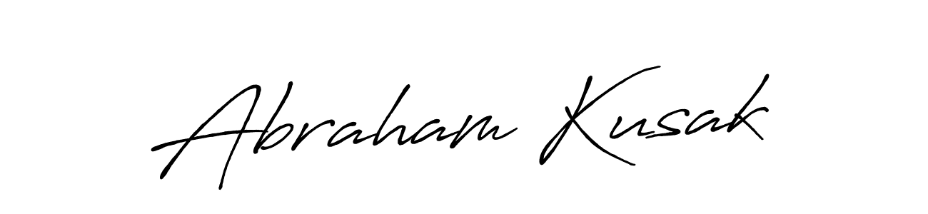 Also we have Abraham Kusak name is the best signature style. Create professional handwritten signature collection using Antro_Vectra_Bolder autograph style. Abraham Kusak signature style 7 images and pictures png