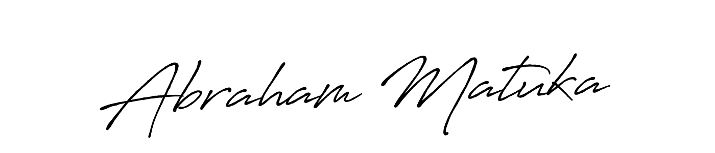 Make a beautiful signature design for name Abraham Matuka. Use this online signature maker to create a handwritten signature for free. Abraham Matuka signature style 7 images and pictures png