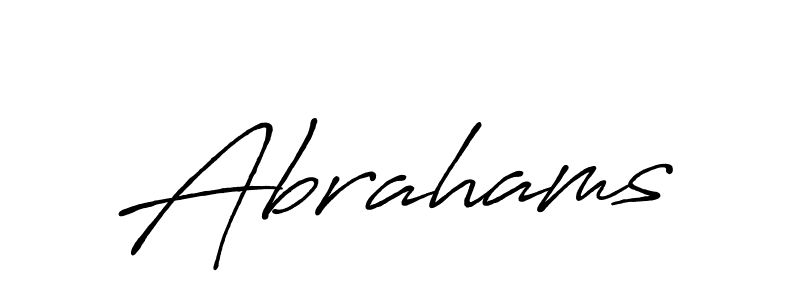 Once you've used our free online signature maker to create your best signature Antro_Vectra_Bolder style, it's time to enjoy all of the benefits that Abrahams name signing documents. Abrahams signature style 7 images and pictures png