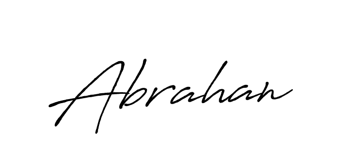 How to make Abrahan signature? Antro_Vectra_Bolder is a professional autograph style. Create handwritten signature for Abrahan name. Abrahan signature style 7 images and pictures png