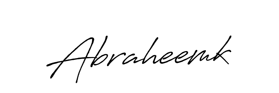 It looks lik you need a new signature style for name Abraheemk. Design unique handwritten (Antro_Vectra_Bolder) signature with our free signature maker in just a few clicks. Abraheemk signature style 7 images and pictures png