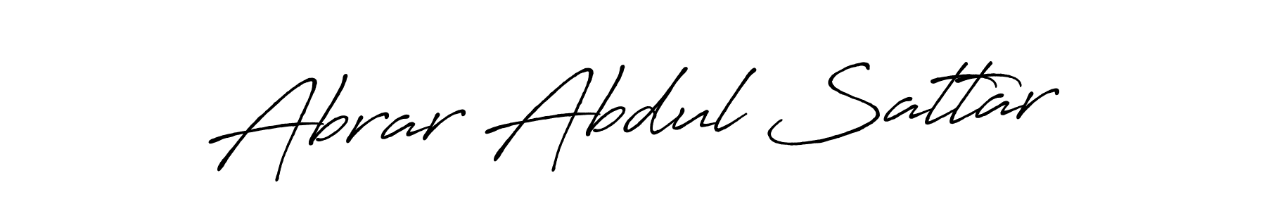 Abrar Abdul Sattar stylish signature style. Best Handwritten Sign (Antro_Vectra_Bolder) for my name. Handwritten Signature Collection Ideas for my name Abrar Abdul Sattar. Abrar Abdul Sattar signature style 7 images and pictures png