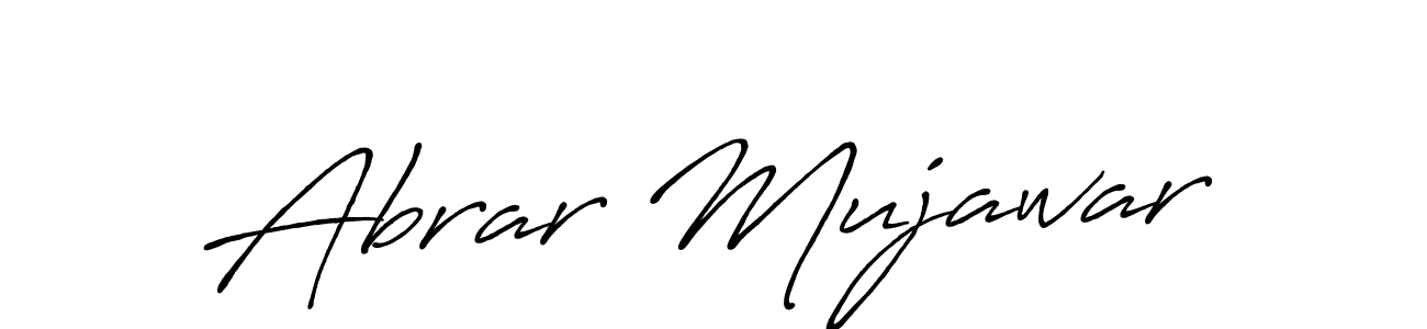 It looks lik you need a new signature style for name Abrar Mujawar. Design unique handwritten (Antro_Vectra_Bolder) signature with our free signature maker in just a few clicks. Abrar Mujawar signature style 7 images and pictures png