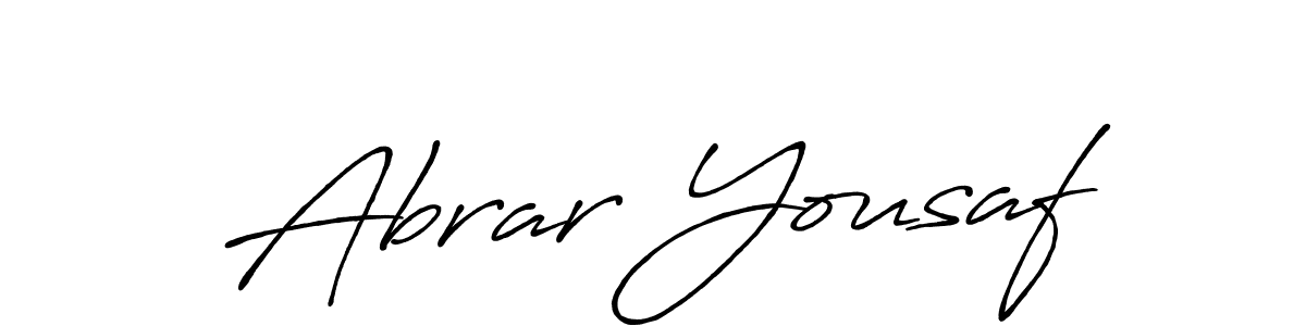 Also we have Abrar Yousaf name is the best signature style. Create professional handwritten signature collection using Antro_Vectra_Bolder autograph style. Abrar Yousaf signature style 7 images and pictures png