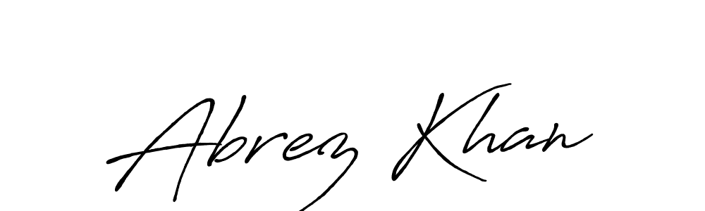 How to Draw Abrez Khan signature style? Antro_Vectra_Bolder is a latest design signature styles for name Abrez Khan. Abrez Khan signature style 7 images and pictures png