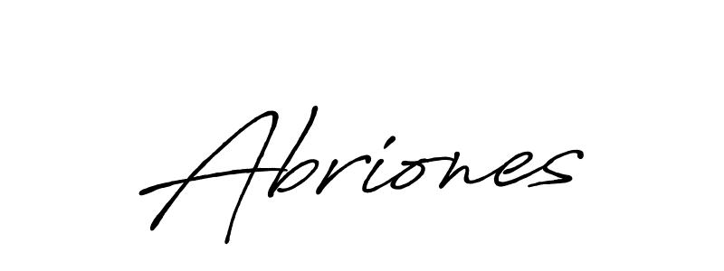 How to make Abriones name signature. Use Antro_Vectra_Bolder style for creating short signs online. This is the latest handwritten sign. Abriones signature style 7 images and pictures png