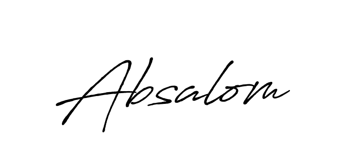 The best way (Antro_Vectra_Bolder) to make a short signature is to pick only two or three words in your name. The name Absalom include a total of six letters. For converting this name. Absalom signature style 7 images and pictures png