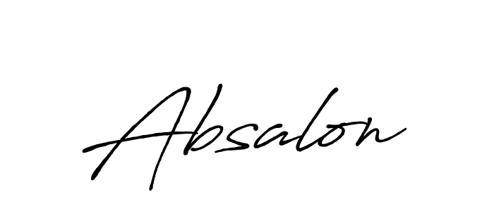 You should practise on your own different ways (Antro_Vectra_Bolder) to write your name (Absalon) in signature. don't let someone else do it for you. Absalon signature style 7 images and pictures png