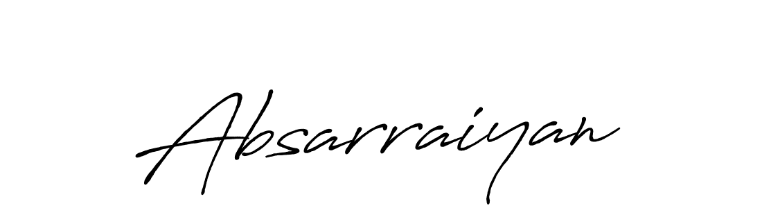 Once you've used our free online signature maker to create your best signature Antro_Vectra_Bolder style, it's time to enjoy all of the benefits that Absarraiyan name signing documents. Absarraiyan signature style 7 images and pictures png