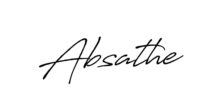 How to make Absathe name signature. Use Antro_Vectra_Bolder style for creating short signs online. This is the latest handwritten sign. Absathe signature style 7 images and pictures png