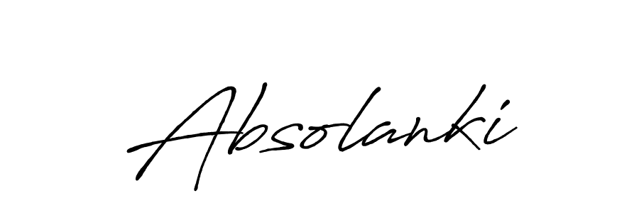 Make a beautiful signature design for name Absolanki. Use this online signature maker to create a handwritten signature for free. Absolanki signature style 7 images and pictures png