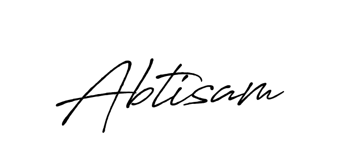 Make a beautiful signature design for name Abtisam. Use this online signature maker to create a handwritten signature for free. Abtisam signature style 7 images and pictures png
