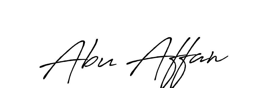 Similarly Antro_Vectra_Bolder is the best handwritten signature design. Signature creator online .You can use it as an online autograph creator for name Abu Affan. Abu Affan signature style 7 images and pictures png
