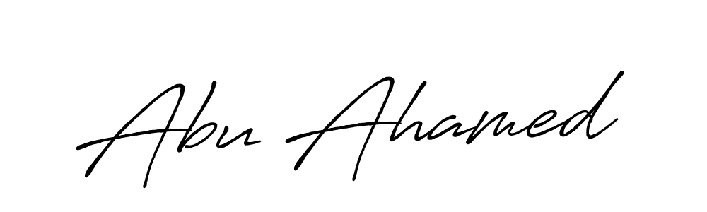 Make a beautiful signature design for name Abu Ahamed. Use this online signature maker to create a handwritten signature for free. Abu Ahamed signature style 7 images and pictures png