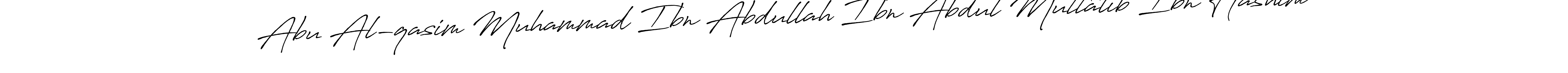 The best way (Antro_Vectra_Bolder) to make a short signature is to pick only two or three words in your name. The name Abu Al-qasim Muhammad Ibn Abdullah Ibn Abdul Muttalib Ibn Hashim include a total of six letters. For converting this name. Abu Al-qasim Muhammad Ibn Abdullah Ibn Abdul Muttalib Ibn Hashim signature style 7 images and pictures png