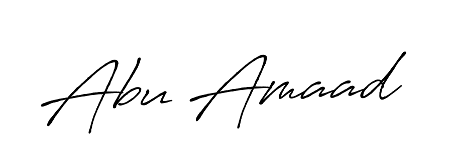 You should practise on your own different ways (Antro_Vectra_Bolder) to write your name (Abu Amaad) in signature. don't let someone else do it for you. Abu Amaad signature style 7 images and pictures png