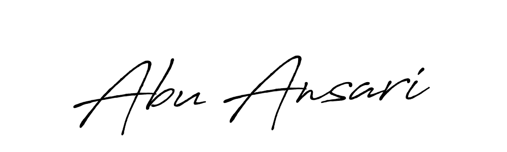 It looks lik you need a new signature style for name Abu Ansari. Design unique handwritten (Antro_Vectra_Bolder) signature with our free signature maker in just a few clicks. Abu Ansari signature style 7 images and pictures png