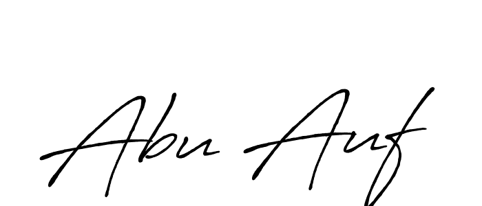 You should practise on your own different ways (Antro_Vectra_Bolder) to write your name (Abu Auf) in signature. don't let someone else do it for you. Abu Auf signature style 7 images and pictures png