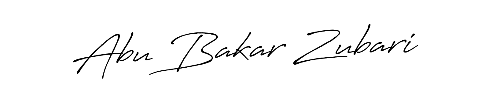 The best way (Antro_Vectra_Bolder) to make a short signature is to pick only two or three words in your name. The name Abu Bakar Zubari include a total of six letters. For converting this name. Abu Bakar Zubari signature style 7 images and pictures png