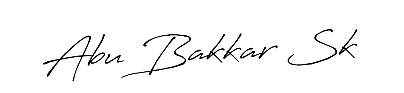 Also we have Abu Bakkar Sk name is the best signature style. Create professional handwritten signature collection using Antro_Vectra_Bolder autograph style. Abu Bakkar Sk signature style 7 images and pictures png