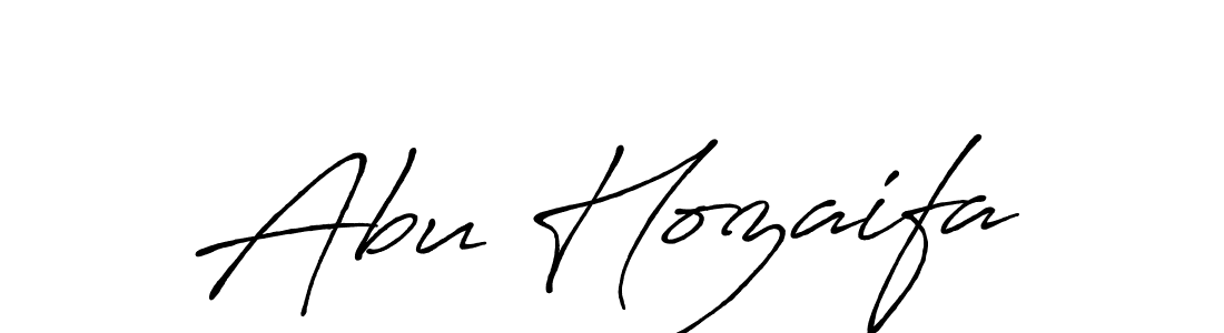 Also we have Abu Hozaifa name is the best signature style. Create professional handwritten signature collection using Antro_Vectra_Bolder autograph style. Abu Hozaifa signature style 7 images and pictures png