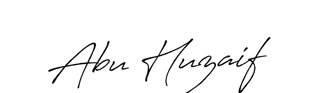 Also You can easily find your signature by using the search form. We will create Abu Huzaif name handwritten signature images for you free of cost using Antro_Vectra_Bolder sign style. Abu Huzaif signature style 7 images and pictures png