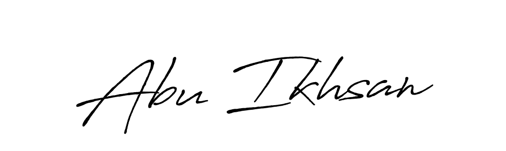 Similarly Antro_Vectra_Bolder is the best handwritten signature design. Signature creator online .You can use it as an online autograph creator for name Abu Ikhsan. Abu Ikhsan signature style 7 images and pictures png