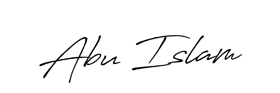 Antro_Vectra_Bolder is a professional signature style that is perfect for those who want to add a touch of class to their signature. It is also a great choice for those who want to make their signature more unique. Get Abu Islam name to fancy signature for free. Abu Islam signature style 7 images and pictures png