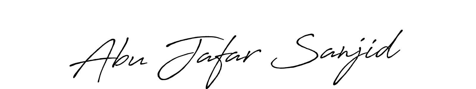 You should practise on your own different ways (Antro_Vectra_Bolder) to write your name (Abu Jafar Sanjid) in signature. don't let someone else do it for you. Abu Jafar Sanjid signature style 7 images and pictures png