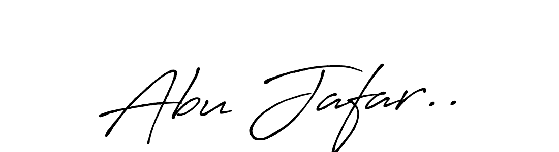 Design your own signature with our free online signature maker. With this signature software, you can create a handwritten (Antro_Vectra_Bolder) signature for name Abu Jafar... Abu Jafar.. signature style 7 images and pictures png