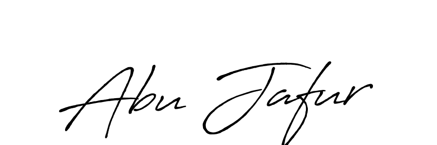 Make a beautiful signature design for name Abu Jafur. With this signature (Antro_Vectra_Bolder) style, you can create a handwritten signature for free. Abu Jafur signature style 7 images and pictures png