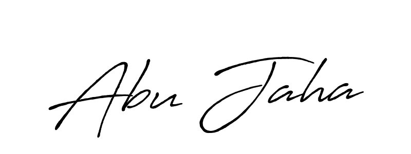 Also we have Abu Jaha name is the best signature style. Create professional handwritten signature collection using Antro_Vectra_Bolder autograph style. Abu Jaha signature style 7 images and pictures png