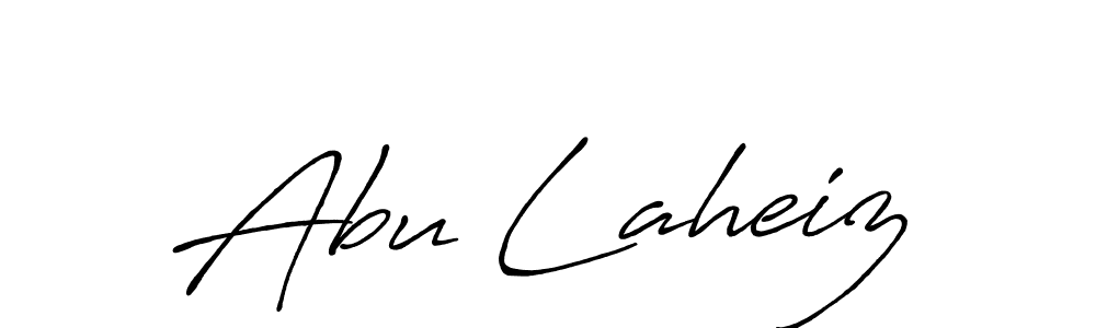 Also we have Abu Laheiz name is the best signature style. Create professional handwritten signature collection using Antro_Vectra_Bolder autograph style. Abu Laheiz signature style 7 images and pictures png