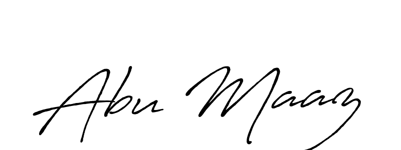 You should practise on your own different ways (Antro_Vectra_Bolder) to write your name (Abu Maaz) in signature. don't let someone else do it for you. Abu Maaz signature style 7 images and pictures png