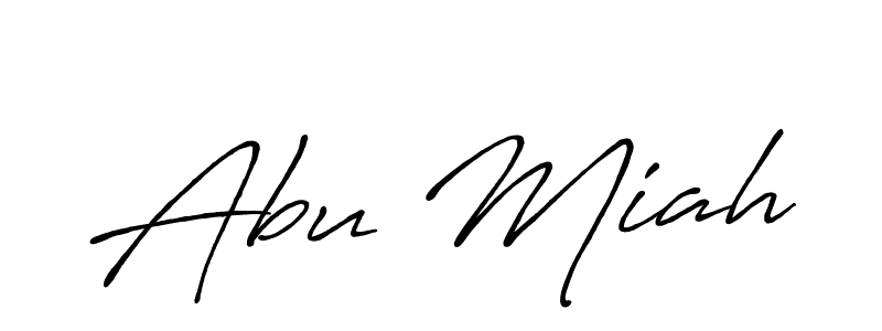 You should practise on your own different ways (Antro_Vectra_Bolder) to write your name (Abu Miah) in signature. don't let someone else do it for you. Abu Miah signature style 7 images and pictures png